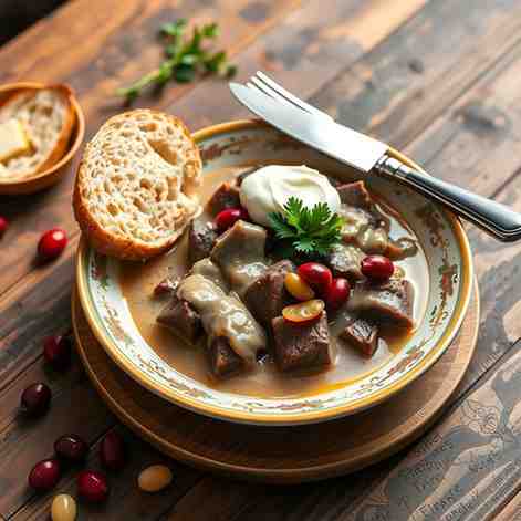 Czech Svíčková - Braised Beef & Creamy Sauce Recipe